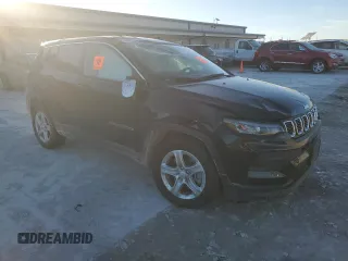 2024 Jeep Compass Sport with VIN 3C4NJDAN4RT100350, listed as a Copart auction lot 46822695 with 40,451 mi miles and Salvage title. Bid and sale history available at DreamBid. Image 4.