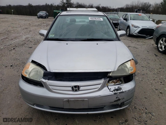 2003 Honda Civic EX with VIN 1HGES26793L036175, listed as a Copart auction lot 49296455 with 81,686 mi miles and Clean Title. Bid and sale history available at carsss.com. Image 5.