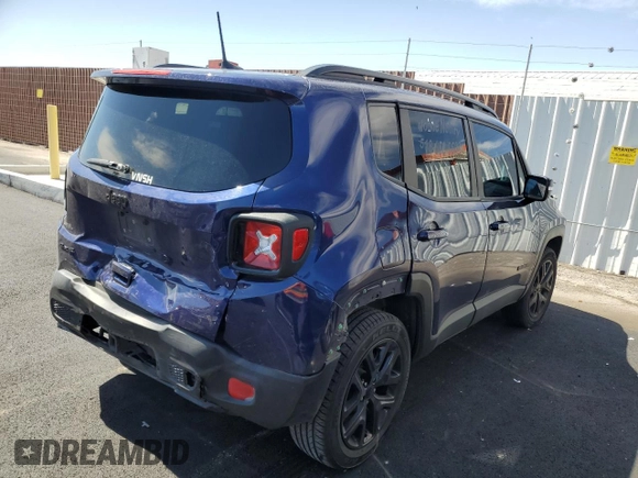 2018 Jeep Renegade Altitude with VIN ZACCJBBB4JPH39808, listed as a Copart auction lot 60941635 with 64,073 mi miles and Salvage title. Bid and sale history available at DreamBid. Image 3.