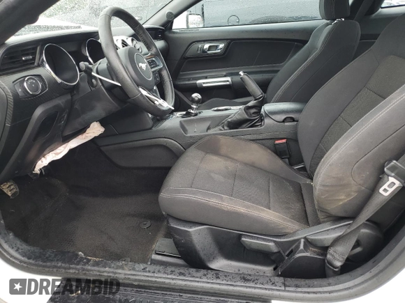 2017 Ford Mustang V6 with VIN 1FA6P8AM9H5358224, listed as a Copart auction lot 54611055 with 59,012 mi miles and Salvage title. Bid and sale history available at DreamBid. Image 7.