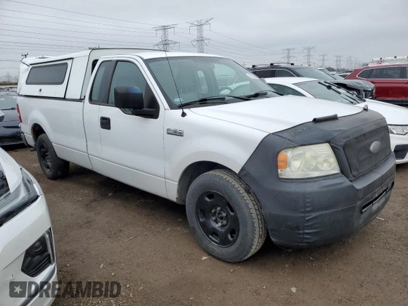 2007 Ford F-150 XL with VIN 1FTRF12207KC72413, listed as a Copart auction lot 52530545 with 181,294 mi miles and Salvage Title. Bid and sale history available at carsss.com. Image 4.