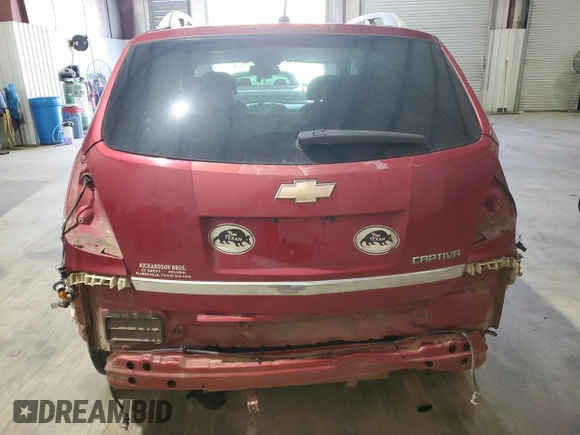 2013 Chevrolet Captiva Sport LT with VIN 3GNAL3EK8DS609088, listed as a Copart auction lot 47455645 with 210,097 mi miles and Salvage Title. Bid and sale history available at carsss.com. Image 6.