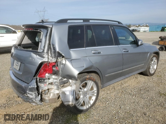 2015 Mercedes-Benz GLK with VIN WDCGG8JB0FG440447, listed as a Copart auction lot 48285755 with 114,987 mi miles and Salvage Title. Bid and sale history available at carsss.com. Image 3.