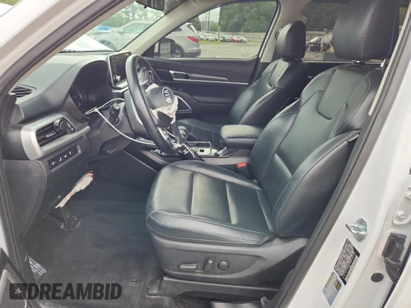 2021 Kia Telluride S with VIN 5XYP6DHC9MG140129, listed as a Copart auction lot 59462455 with 54,919 mi miles and Salvage title. Bid and sale history available at DreamBid. Image 7.