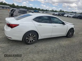 2016 Acura TLX with VIN 19UUB1F31GA003854, listed as a Copart auction lot 56863175 with 82,244 mi miles and Salvage title. Bid and sale history available at DreamBid. Image 3.