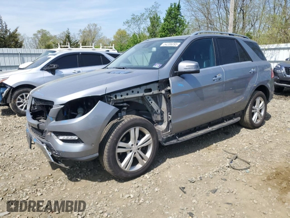 2013 Mercedes-Benz M 350 with VIN 4JGDA5HB2DA242110, listed as a Copart auction lot 54206095 with 86,587 mi miles and Salvage Title. Bid and sale history available at DreamBid. Image 1.