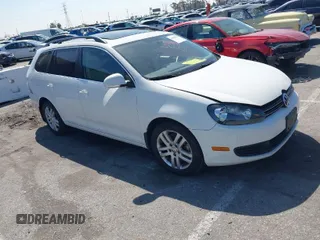 2012 Volkswagen Jetta SportWagen TDI w/Sunroof with VIN 3VWPL7AJ6CM651492, listed as a IAAI auction lot 41980541 with 229,239 mi miles. Bid and sale history available at carsss.com. Image 1.