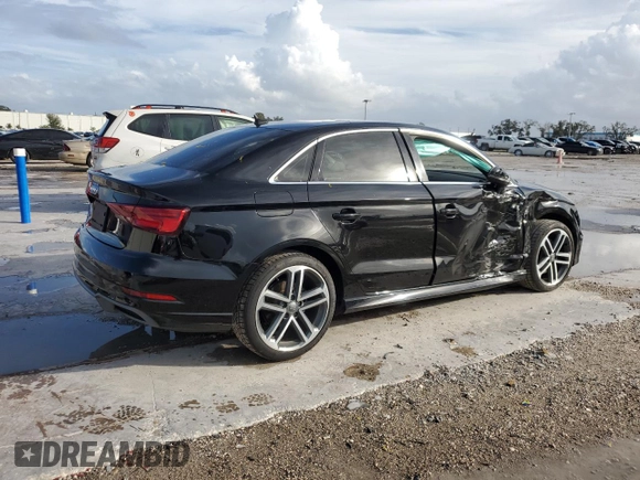 2017 Audi A3 Sedan Premium Plus with VIN WAUGUGFF1H1043157, listed as a Copart auction lot 79195484 with 64,068 mi miles and Salvage Title. Bid and sale history available at carsss.com. Image 3.