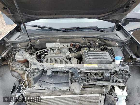 2021 Volkswagen Atlas SE with VIN 1V2PE2CA4MC208319, listed as a Copart auction lot 52038335 with 58,322 mi miles and Salvage title. Bid and sale history available at DreamBid. Image 12.