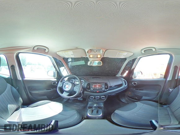 2017 FIAT 500L Pop with VIN ZFBCFAAH4HZ039657, listed as a Copart auction lot 61159735 with 115,001 mi miles and Salvage title. Bid and sale history available at DreamBid. Image 15.