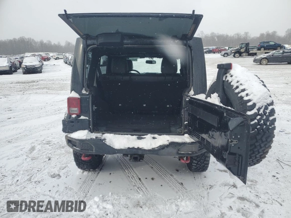 2016 Jeep Wrangler Unlimited Rubicon Hard Rock with VIN 1C4HJWFG4GL118388, listed as a Copart auction lot 45810545 with 97,217 mi miles and Salvage Title. Bid and sale history available at carsss.com. Image 6.