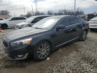 2016 Kia Cadenza Premium with VIN KNALN4D7XG5206028, listed as a Copart auction lot 47587675 with 119,263 mi miles and Salvage Title. Bid and sale history available at carsss.com. Image 1.