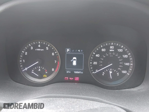 2017 Hyundai Tucson SE with VIN KM8J3CA45HU272171, listed as a IAAI auction lot 41801230 with 100,541 mi miles. Bid and sale history available at carsss.com. Image 7.