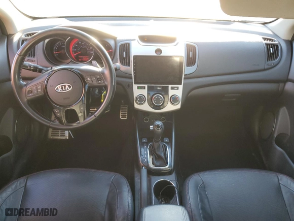 2013 Kia Forte Koup SX with VIN KNAFW6A3XD5695047, listed as a Copart auction lot 82750274 with 123840 miles and Salvage Title. Bid and sale history available at carsss.com. Image 8.