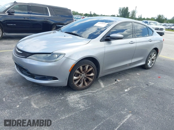 2015 Chrysler 200 S with VIN 1C3CCCBB1FN646524, listed as a IAAI auction lot 42048085 with 108,280 mi miles and . Bid and sale history available at DreamBid. Image 2.