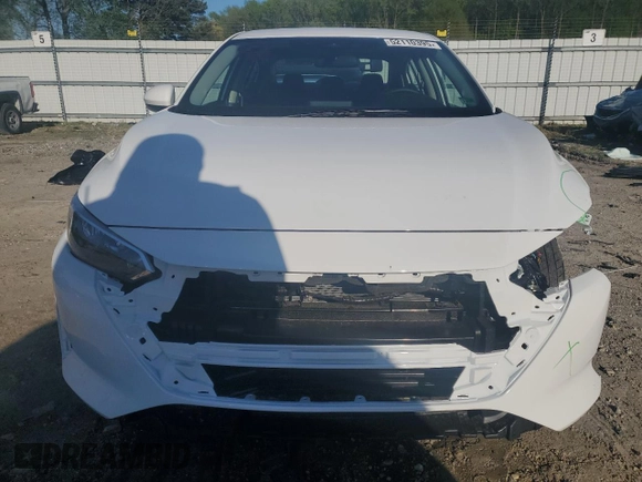 2025 Nissan Sentra S with VIN 3N1AB8BV8SY288089, listed as a Copart auction lot 52110395 with 242 mi miles and Salvage Title. Bid and sale history available at DreamBid. Image 5.