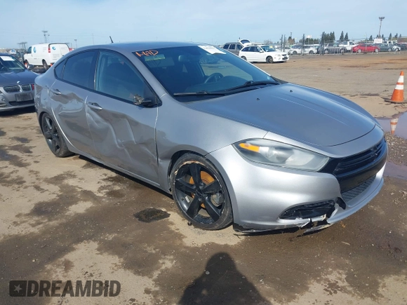 2015 Dodge Dart SXT with VIN 1C3CDFBB5FD407191, listed as a IAAI auction lot 41819011 with 168,567 mi miles and . Bid and sale history available at DreamBid. Image 1.
