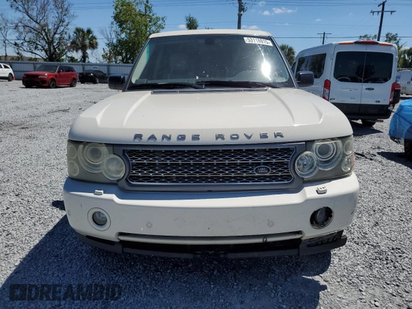 2008 Land Rover Range Rover SC with VIN SALMF13448A293842, listed as a Copart auction lot 53118915 with 134,429 mi miles and Salvage title. Bid and sale history available at DreamBid. Image 5.