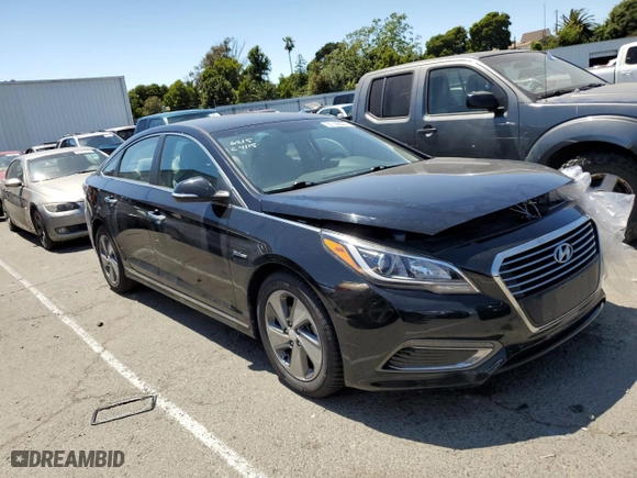 2016 Hyundai Sonata Plug-In Hybrid with VIN KMHE14L29GA031061, listed as a Copart auction lot 55126504 with 53,730 mi miles and Salvage Title. Bid and sale history available at carsss.com. Image 4.