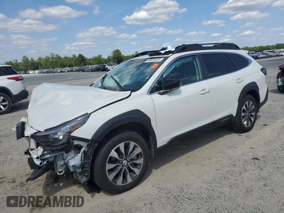 2024 Subaru Outback Limited z VIN 4S4BTANC5R3233081, wystawiony jako Copart lot #55025225 z przebiegiem 15 094 mil mil oraz Szkoda całkowita • Salvage title. Historia ofert i sprzedaży dostępna na DreamBid. Obrazek 1.