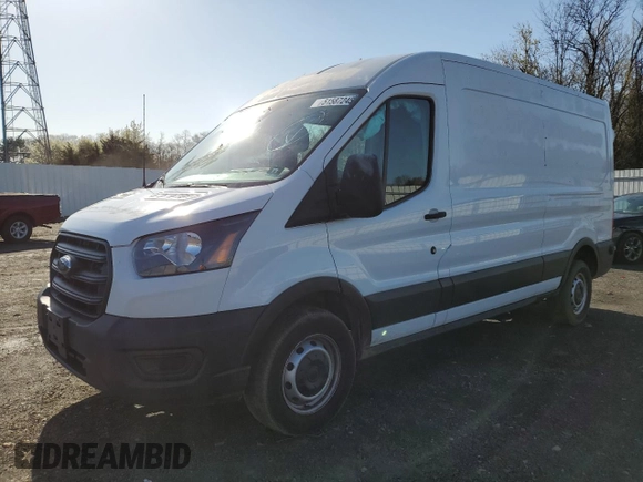 2020 Ford Transit Cargo with VIN 1FTBR1C82LKB77213, listed as a Copart auction lot 51587245 with 189,666 mi miles and Salvage title. Bid and sale history available at DreamBid. Image 1.