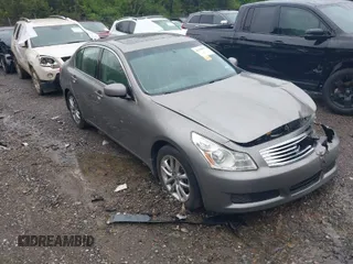 2008 Infiniti G35 Sedan Journey with VIN JNKBV61E08M224962, listed as a IAAI auction lot 41978830 with 202,035 mi miles. Bid and sale history available at carsss.com. Image 1.
