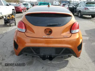 2013 Hyundai Veloster Turbo w/Black Int with VIN KMHTC6AE2DU173885, listed as a Copart auction lot 76492614 with 63,176 mi miles and Salvage Title. Bid and sale history available at carsss.com. Image 6.