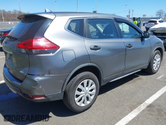 2017 Nissan Rogue S with VIN JN8AT2MV1HW013821, listed as a IAAI auction lot 42063877 with 100,025 mi miles. Bid and sale history available at carsss.com. Image 4.