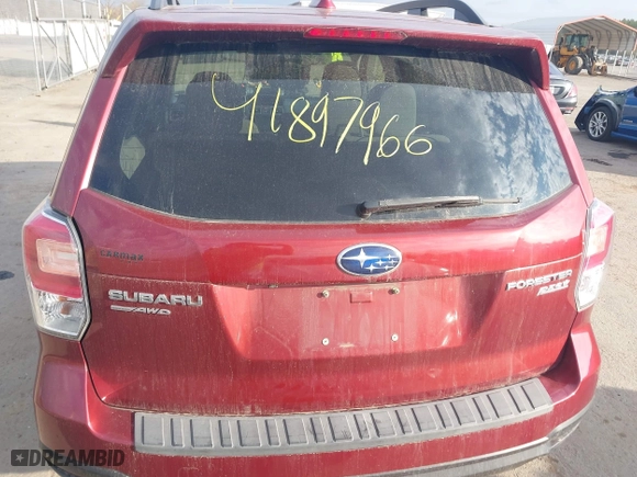 2017 Subaru Forester Premium with VIN JF2SJAGC5HH491546, listed as a IAAI auction lot 41897966 with 133,299 mi miles. Bid and sale history available at carsss.com. Image 14.