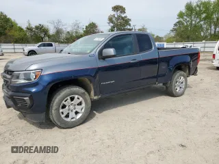 2021 Chevrolet Colorado 2WD LT with VIN 1GCHSCEA3M1274938, listed as a Copart auction lot 52764365 with 27,065 mi miles and Salvage Title. Bid and sale history available at carsss.com. Image 1.