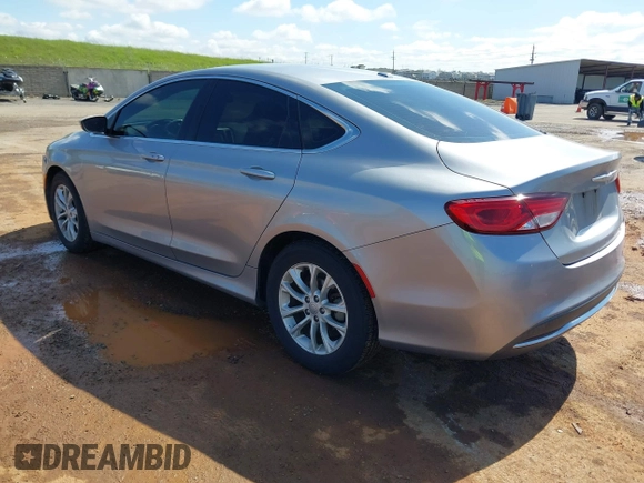 2015 Chrysler 200 Limited with VIN 1C3CCCAB8FN676119, listed as a IAAI auction lot 41836634 with 172,463 mi miles. Bid and sale history available at carsss.com. Image 3.