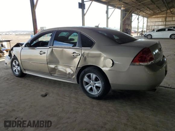 2012 Chevrolet Impala LS Retail with VIN 2G1WA5E30C1258494, listed as a Copart auction lot 82051514 with 128,508 mi miles and Salvage Title. Bid and sale history available at DreamBid. Image 2.