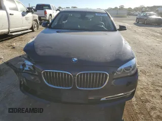2013 BMW 7 Series 750i with VIN WBAYA8C50DC996634, listed as a Copart auction lot 76252824 with 110,807 mi miles and Salvage Title. Bid and sale history available at DreamBid. Image 5.