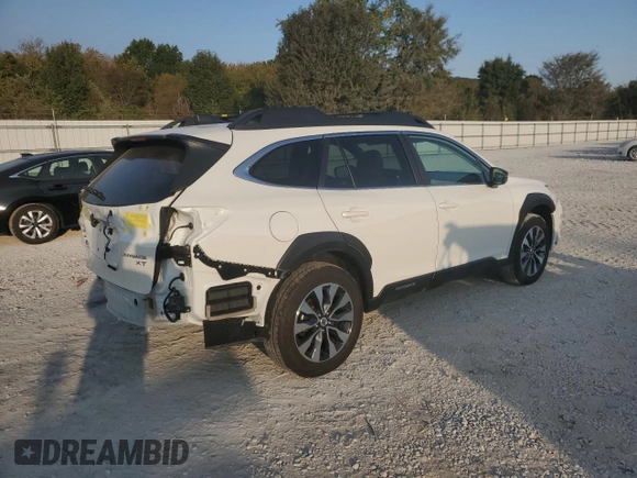 2024 Subaru Outback Limited XT z VIN 4S4BTGND3R3137901, wystawiony jako Copart lot #75990054 z przebiegiem 5 760 mil mil oraz Szkoda całkowita • Salvage title. Historia ofert i sprzedaży dostępna na DreamBid. Obrazek 3.
