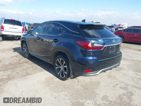 2022 Lexus RX with VIN 2T2HGMDA8NC083727, listed as a IAAI auction lot 41719989 with 39,666 mi miles. Bid and sale history available at carsss.com. Image 3.