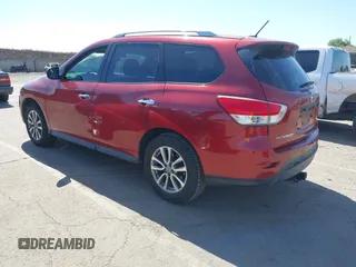 2015 Nissan Pathfinder SL with VIN 5N1AR2MMXFC685162, listed as a IAAI auction lot 42325622 with 172,897 mi miles and . Bid and sale history available at DreamBid. Image 3.