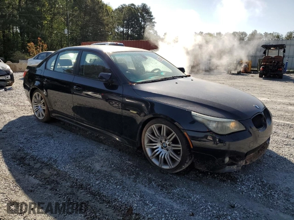 2009 BMW 5 Series 550i with VIN WBANW53559CT55439, listed as a Copart auction lot 52215715 with 135,715 mi miles and Clean Title. Bid and sale history available at carsss.com. Image 4.