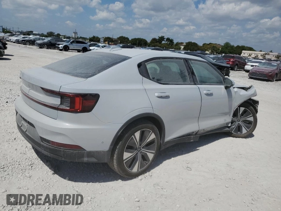 2023 Polestar 2 z VIN YSMED3KA1PL144560, wystawiony jako Copart lot #49310725 z przebiegiem 34 504 mil mil oraz Czysty tytuł • Clean title. Historia ofert i sprzedaży dostępna na DreamBid. Obrazek 3.