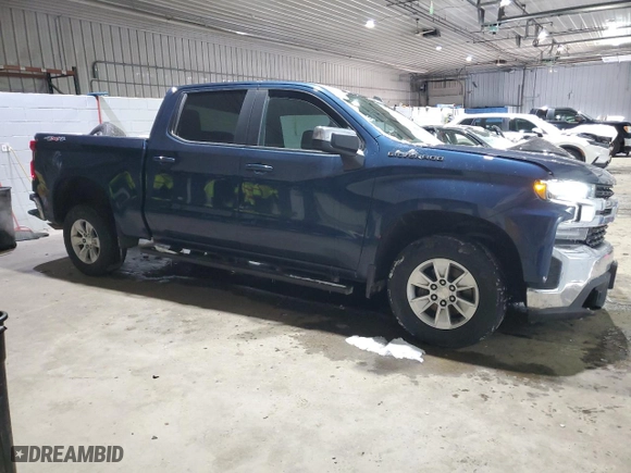 2019 Chevrolet Silverado 1500 LT with VIN 3GCPYDEK7KG163722, listed as a Copart auction lot 41805525 with 102,592 mi miles and Salvage Title. Bid and sale history available at carsss.com. Image 4.