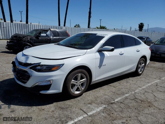 2020 Chevrolet Malibu LS with VIN 1G1ZC5ST8LF087823, listed as a Copart auction lot 49194063 with 33,402 mi miles and Salvage Title. Bid and sale history available at carsss.com. Image 1.