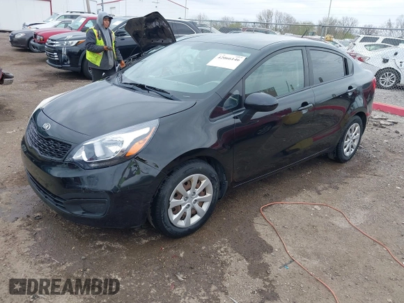 2013 Kia Rio LX with VIN KNADM4A30D6157890, listed as a IAAI auction lot 42066146 with 73,319 mi miles and . Bid and sale history available at DreamBid. Image 17.