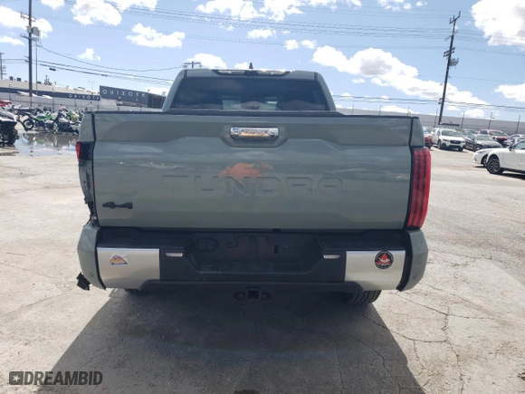 2023 Toyota Tundra 4WD Limited with VIN 5TFJA5DB8PX078148, listed as a Copart auction lot 49222095 with 35,975 mi miles and Salvage Title. Bid and sale history available at carsss.com. Image 6.