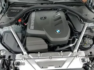 2025 BMW 4 Series 430i xDrive with VIN WBA33FB09SFT77055, listed as a Copart auction lot 86205044 with 1,379 mi miles and Salvage title. Bid and sale history available at DreamBid. Image 15.