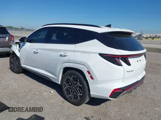 2022 Hyundai Tucson N Line with VIN KM8JF3AE5NU144475, listed as a IAAI auction lot 41783256 with 20,902 mi miles. Bid and sale history available at carsss.com. Image 3.