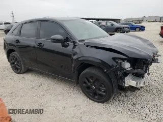 2024 Honda HR-V Sport with VIN 3CZRZ1H50RM762011, listed as a Copart auction lot 51930685 with 13,378 mi miles and Salvage Title. Bid and sale history available at carsss.com. Image 4.