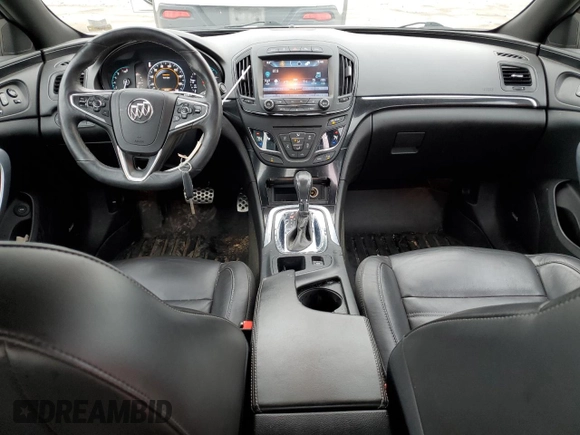 2017 Buick Regal GS with VIN 2G4GT5GX4H9135713, listed as a Copart auction lot 80759614 with 98,998 mi miles and Salvage title. Bid and sale history available at DreamBid. Image 8.