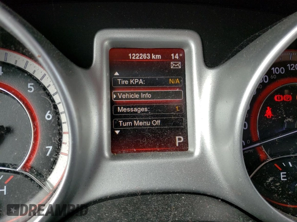 2015 Dodge Journey SE z VIN 3C4PDCABXFT595441, wystawiony jako Copart lot #59181825 z przebiegiem 122 263 mil mil oraz Szkoda całkowita • Salvage title. Historia ofert i sprzedaży dostępna na DreamBid. Obrazek 9.