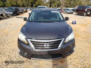 2015 Nissan Sentra SR with VIN 3N1AB7AP3FY371464, listed as a Copart auction lot 48753865 with 113,048 mi miles and Salvage Title. Bid and sale history available at DreamBid. Image 5.