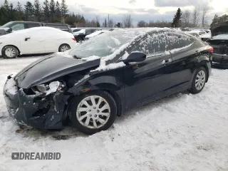 2013 Hyundai Elantra GLS with VIN 5NPDH4AE8DH191588, listed as a Copart auction lot 88709965 with 212,480 mi miles and Clean title. Bid and sale history available at DreamBid. Image 1.
