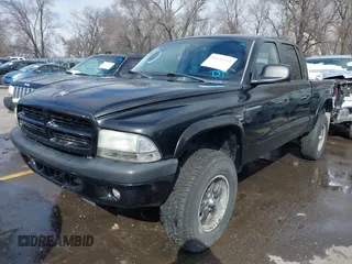 2002 Dodge Dakota Sport with VIN 1B7HG38N32S641652, listed as a IAAI auction lot 41621233 with 250,148 mi miles. Bid and sale history available at carsss.com. Image 2.